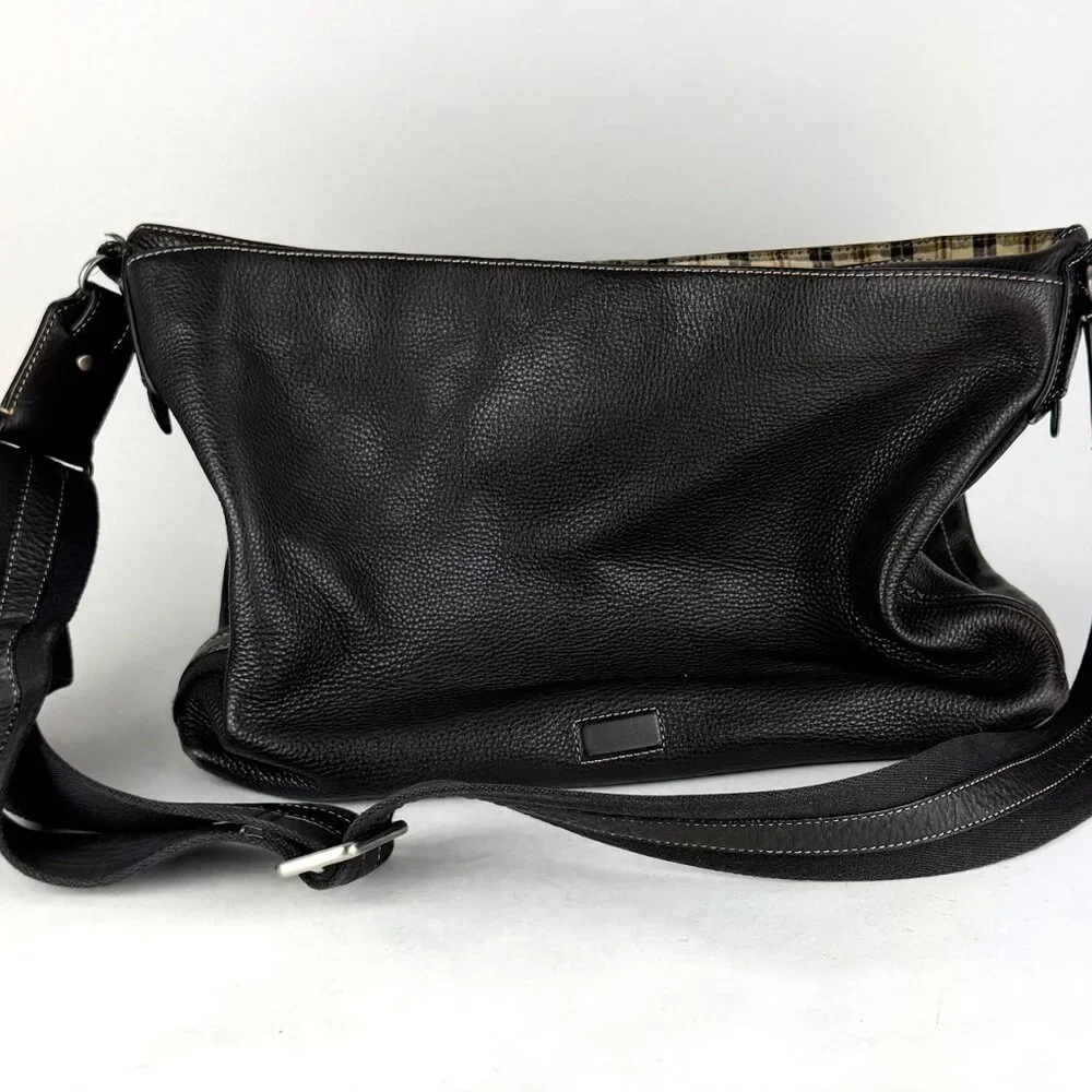 Levenger Fine Leather Messenger Bag 16x13